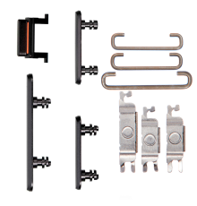 Комплект бічних кнопок корпусу для Apple iPhone 11 black PLS-00-00077645