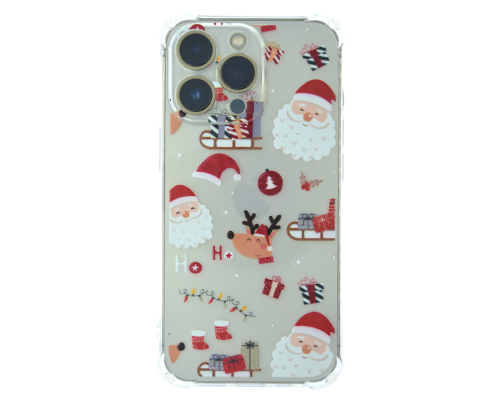 Чохол новорічний (різдвяний) WAVE Christmas Holiday iPhone 11 Pro Max santa claus PLS-00-00101284