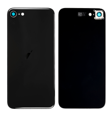Задня кришка iPhone SE 2 (2020) зі склом камери black (Original China) PLS-00-00081124