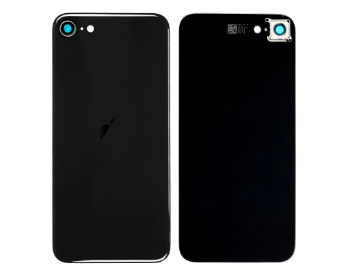 Задня кришка iPhone SE 2 (2020) зі склом камери black (Original China) PLS-00-00081124