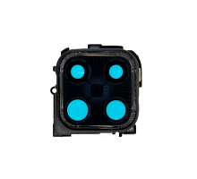 Скло камери Xiaomi Redmi Note 9 Pro for tropical green з рамкою black PLS-00-00080087