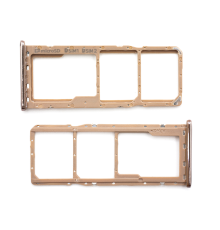 Тримач SIM-карти та карти пам'яті Samsung A750F Galaxy A7 (2018) Dual Sim gold PLS-00-00026597