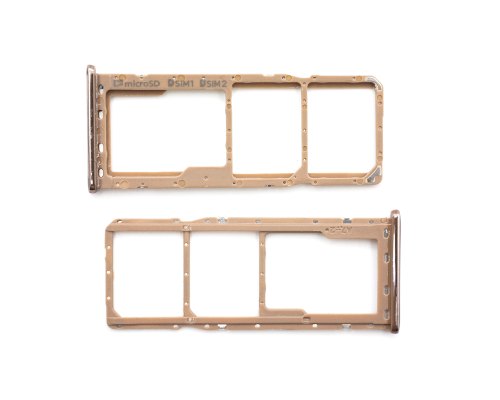 Тримач SIM-карти та карти пам'яті Samsung A750F Galaxy A7 (2018) Dual Sim gold PLS-00-00026597