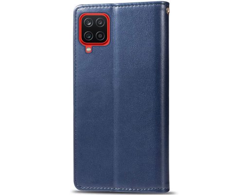 Чохол-книжка Leather GETMAN with card holder Samsung A225 Galaxy A22 blue PLS-00-00086132
