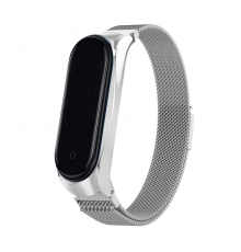 Ремінець Xiaomi Mi Band (3,4) Milanese Loop silver PLS-00-00073747