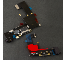 Шлейф iPhone 5s з роз'ємом зарядки та навушників black (Original China) PLS-00-00020820
