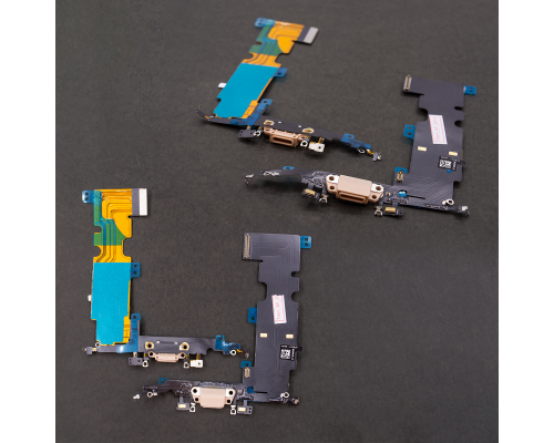 Шлейф iPhone 8 Plus з роз'ємом зарядки gold PLS-00-00017878