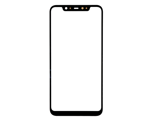 Скло дисплея Xiaomi Mi 8 з OCA плівкою black (SJ) PLS-00-00072885