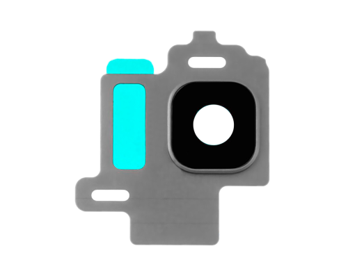 Скло камери Samsung G950 Galaxy S8 з рамкою arctic silver PLS-00-00042268