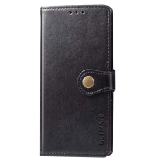 Чохол-книжка Leather GETMAN with card holder Samsung A115 Galaxy A11 black PLS-00-00088232