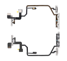 Шлейф iPhone XR з кнопками ввімкнення, гучності та спалахом PLS-00-00046628
