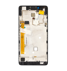 Дисплей Lenovo A6000 з сенсором та рамкою black (Original China) PLS-00-00026481