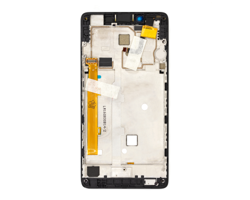 Дисплей Lenovo A6000 з сенсором та рамкою black (Original China) PLS-00-00026481