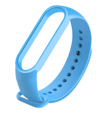 Ремінець Xiaomi Mi Band 5 Silicone light blue PLS-00-00049669