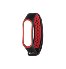 Ремінець Xiaomi Mi Band (3,4) Nike black red PLS-00-00042808