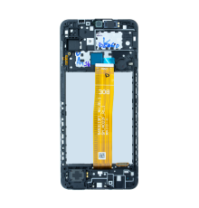 Дисплей Samsung A125 Galaxy A12 (2020) з сенсором та рамкою black (Original) PLS-00-00066226