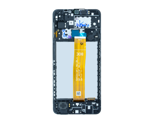 Дисплей Samsung A125 Galaxy A12 (2020) з сенсором та рамкою black (Original) PLS-00-00066226