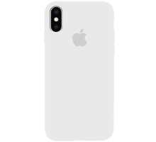 Чохол Silicone Case Full Protective iPhone XS Max white PLS-00-00071987