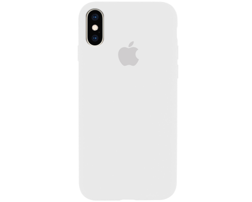 Чохол Silicone Case Full Protective iPhone XS Max white PLS-00-00071987