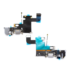 Шлейф iPhone 6 з роз'ємом зарядки gray (Original China) PLS-00-00025408