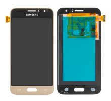 Дисплей Samsung J120 Galaxy J1 (2016) з сенсором gold (OLED) PLS-00-00014368