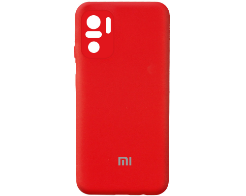 Чохол Silicone Cover Full Camera Xiaomi Redmi Note 10 red PLS-00-00093568