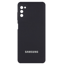 Чохол Silicone Cover Full Camera Samsung A037 Galaxy A03s black PLS-00-00093620