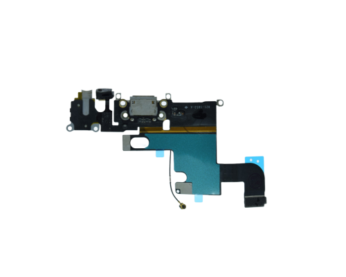 Шлейф iPhone 6 з роз'ємом зарядки gray (Original Used) PLS-00-00096657