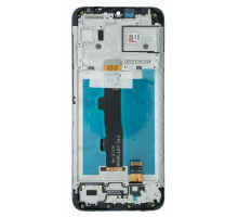 Дисплей Motorola XT2097-6 Moto E7 Power, XT2097-13 Moto E7i Power з сенсором та рамкою black (Original) PLS-00-00094601