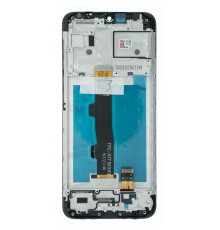 Дисплей Motorola XT2097-6 Moto E7 Power, XT2097-13 Moto E7i Power з сенсором та рамкою black (Original) PLS-00-00094601