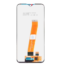 Дисплей Samsung A015 Galaxy A01 (2020) з сенсором black (Narrow connector) (Brand Pack) PLS-00-00047080