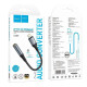 Перехідник Hoco LS36A iP to AUX 3.5mm (Female) 12cm Сірий ma38353_3668370