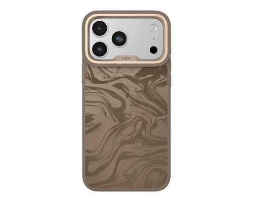 Чохол Kajsa Glamorous Collection Fluid Art with MagSafe для iPhone 17 Pro Max Desert Gold O-Ring ma96242_249640 2020000507611