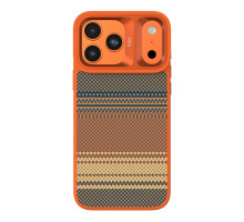 Чохол Kajsa Resort Collection Gradient Stripe with MagSafe для iPhone 17 Pro Orange Plus B-Ring ma95867_249672 2020000507451