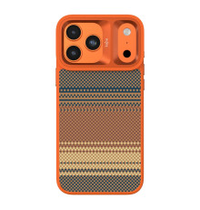 Чохол Kajsa Resort Collection Gradient Stripe with MagSafe для iPhone 17 Pro Orange Plus B-Ring ma95867_249672 2020000507451