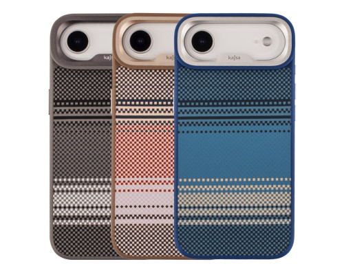 Чохол Kajsa Resort Collection Gradient Stripe with MagSafe для iPhone 17 Air Grey O-Ring ma96250_249678 2020000507512