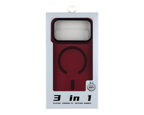 Чохол TPU+PC ShadowMat with MagSafe для iPhone 17 Pro Max Bordo ma38951_3869041 2020000497882