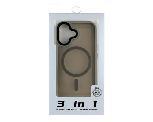 Чохол TPU+PC ShadowMat with MagSafe для iPhone 17 Grey ma38953_3869062 2020000497738