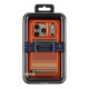 Чохол Kajsa Resort Collection Gradient Stripe with MagSafe для iPhone 17 Pro Orange Plus B-Ring ma95867_249672 2020000507451