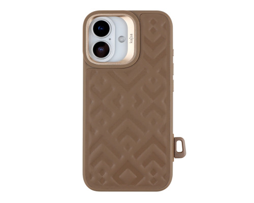 Чохол Kajsa Briquette Collection Rhombus with MagSafe для iPhone 17 Desert Gold ma39047_3869664 2020000509455