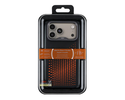 Чохол Kajsa Splendid Collection Circle with MagSafe для iPhone 17 Pro Max Black O-Ring ma129241_333640 2020000509004