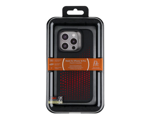Чохол Kajsa Splendid Collection Circle with MagSafe для iPhone 16 Pro Black ma129246_333657 2020000509165