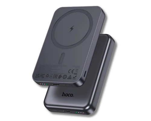 Універсальна Мобільна Батарея Power Bank Hoco J160 Original wireless magnetic 5000mAh Сірий ma38617_3867492