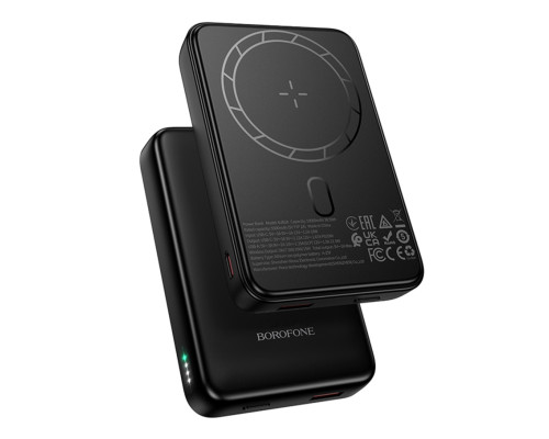 Універсальна Мобільна Батарея Power Bank Borofone BJ82A Dawn PD20W magnetic wireless 10000mAh Чорний ma38508_3748737