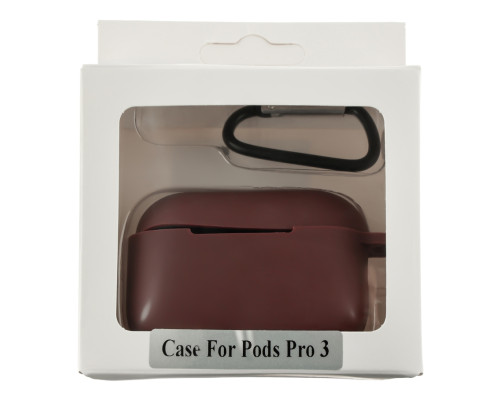 Футляр Silicone Case with hook для Airpods Pro 3 56.Wine Red ma38720_3868034