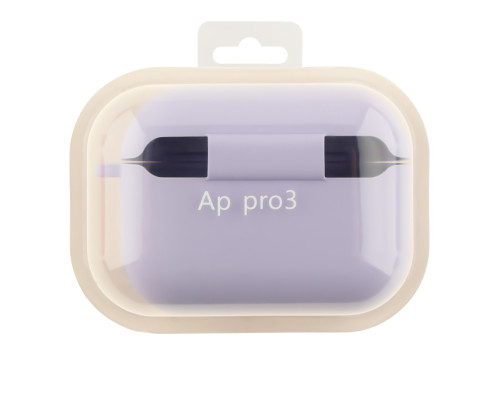 Футляр Silicone Case with microfibra для Airpods Pro 3 39.Elegant purple ma38721_3868023