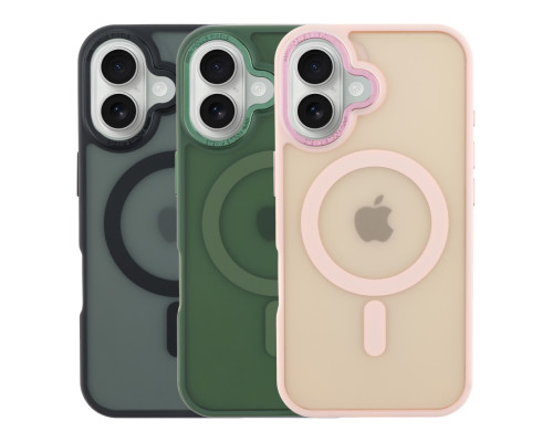 Чохол TPU+PC Goldencis Matte with MagSafe для iPhone 17 Air Black ma39003_3869544