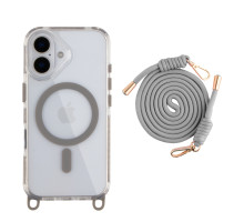 Чохол TPU+PC LanyardCase with MagSafe для iPhone 17 Titanium grey ma39119_3869952 2020000499961