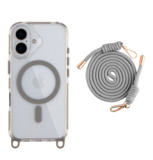 Чохол TPU+PC LanyardCase with MagSafe для iPhone 17 Titanium grey ma39119_3869952 2020000499961