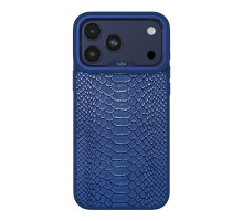 Чохол Kajsa Glamorous Collection Snake Pattern with MagSafe для iPhone 17 Pro Max Blue Plus O-Ring ma240160_634074 4894505274266
